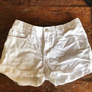 White denim Shorts